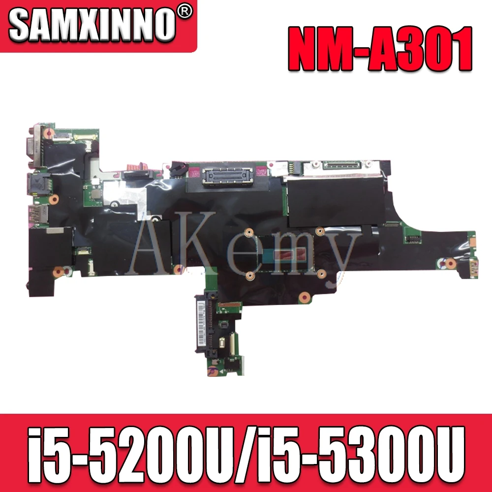 

For Lenovo T450s Laptop Motherboard AIMT1 NM-A301 00HT736 i5-5200u CPU 4GB RAM MainBoard Full Tested Free Shipping