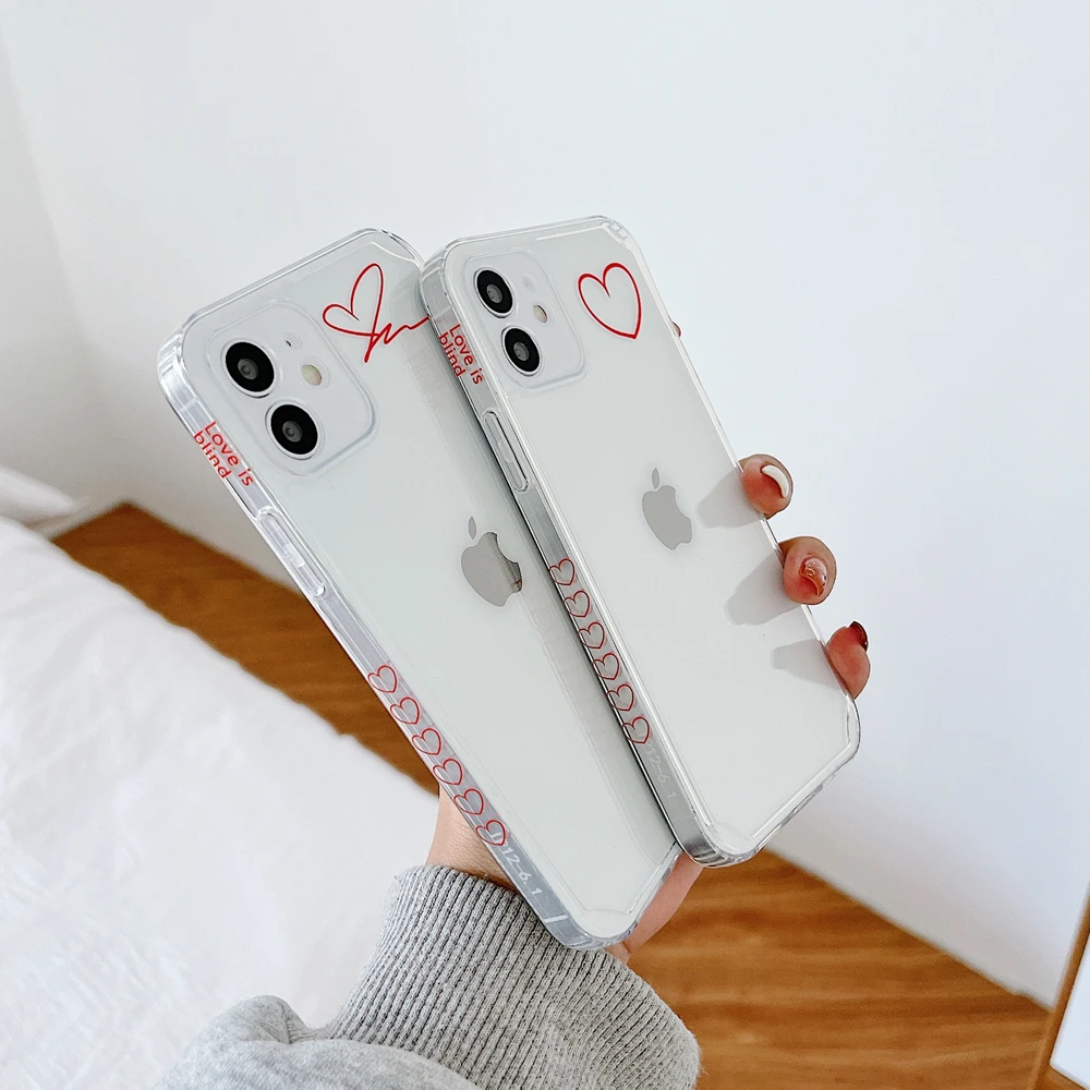 new eternal love couple phone case for iphone 13 pro max cute square silicone cover conque shell for iphone 11 12 xr xs 7 8 plus free global shipping