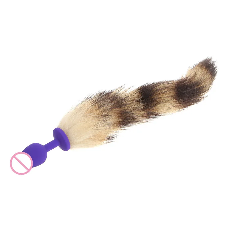 Секс игрушка новая забавная любовь искусственный хвост Анальный пробка