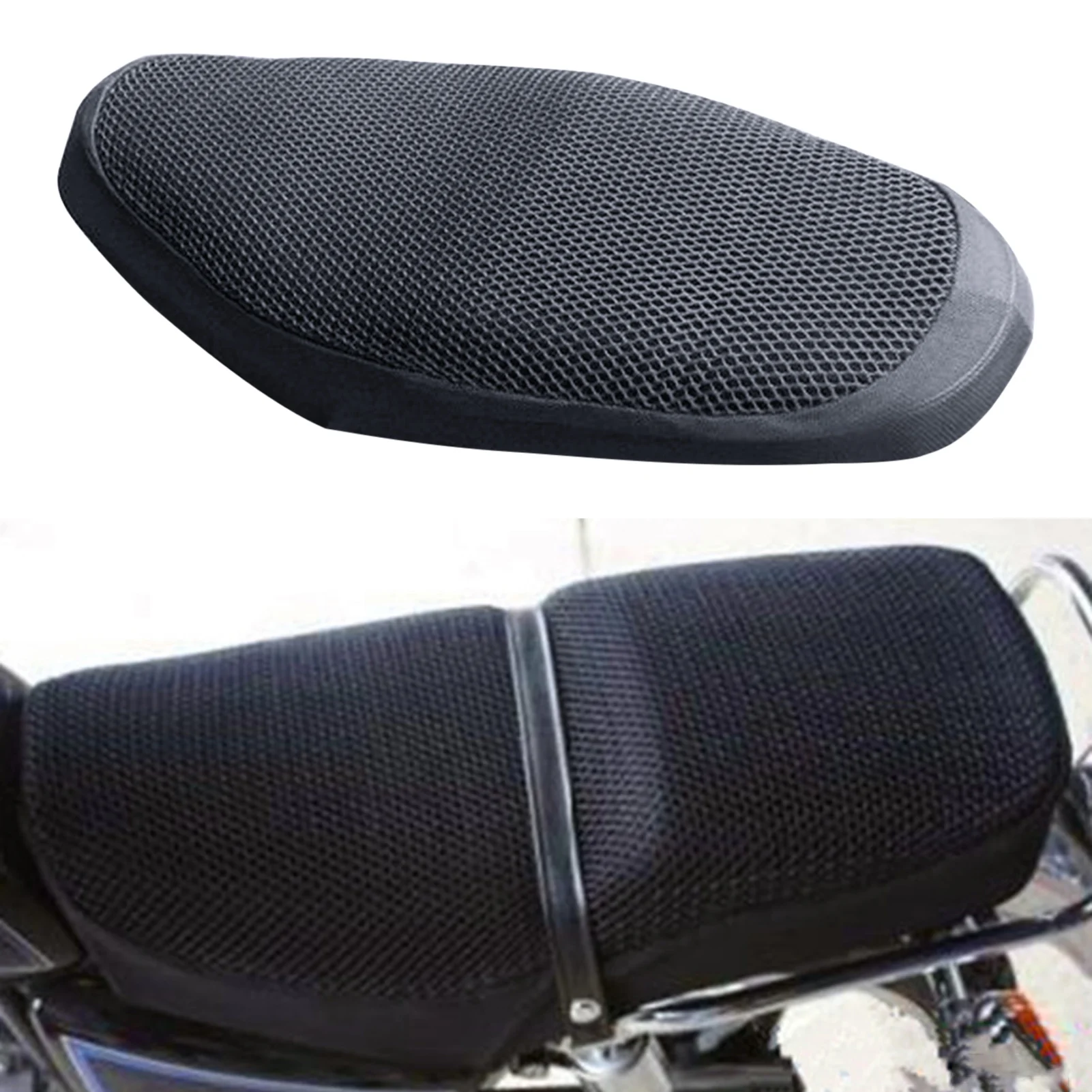 Summer Motorcycle Scooter Electric Bicycle Breathable 3D Mesh Seat Cover Cushion |