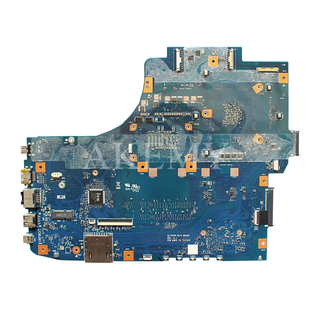 Preise ROG GL752VW Motherboard Mit I7-6700 CPU N16P-GX-A1 Mainboard REV2.0 / 2.1 Für ASUS GL752V GL752 FX71PRO Laptop Motherboard