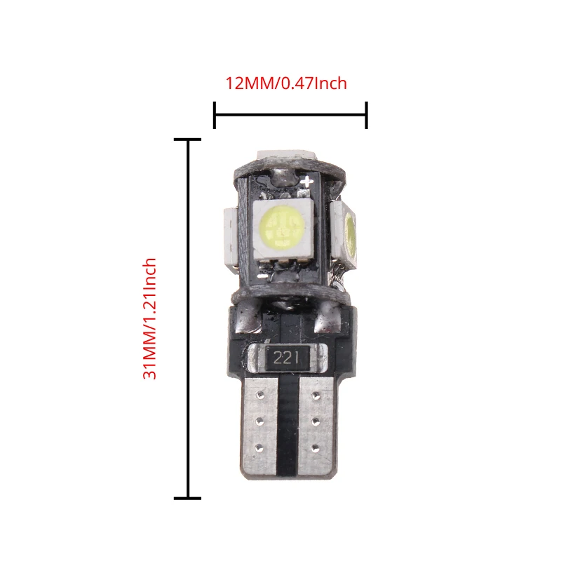 Светодиодный светильник для салона автомобиля Canbus 18 шт./компл. с купольной картой