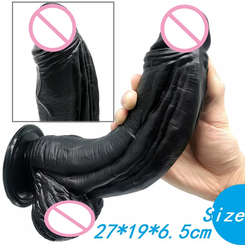10 &quotчерный огромный реалистичный фаллоимитатор большой Искусственный Пенис с