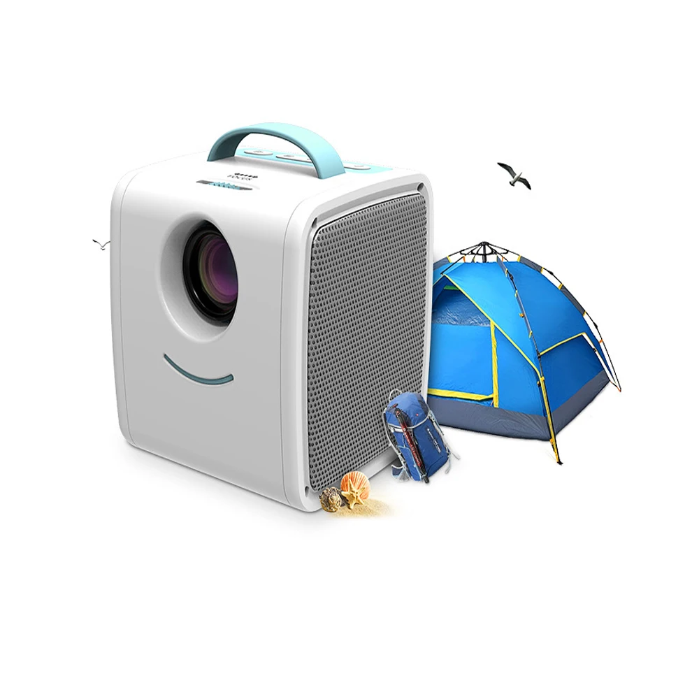 Q2 Мини ЖК проектор округлый внешний вид детская игрушка портативный 1080p детское