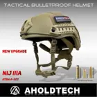 AHOLDTECH S02 лёгкий NIJ IIIA 3A быстрая камера высокой посадки циферблат Эпический лайнер пуленепробиваемый баллистический тактический армейский военный шлем