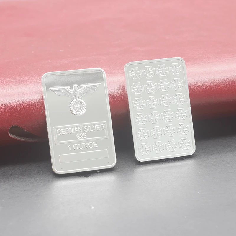 Немецкая коллекция монет 1 унция 999 тонкая серебряная планка с монета