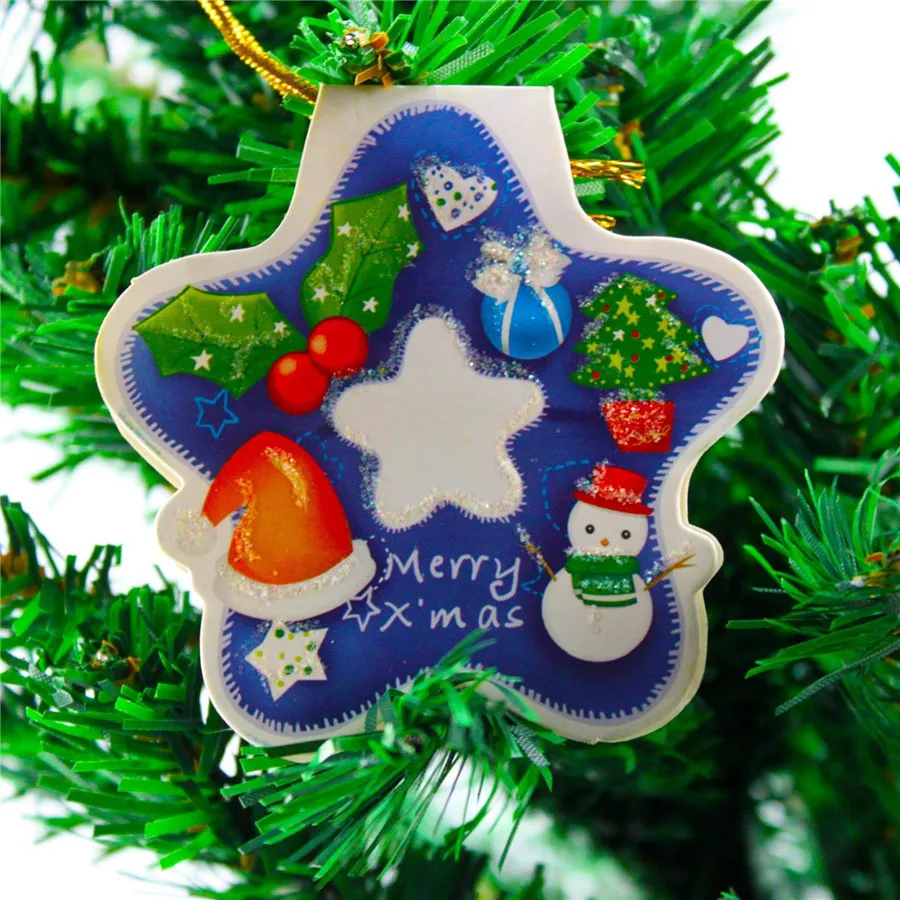 

100pcs Christmas Tree Accessories Wish Cards Merry Christmas Home Decoration Christmas Eve Ornaments Valentines Day Candy
