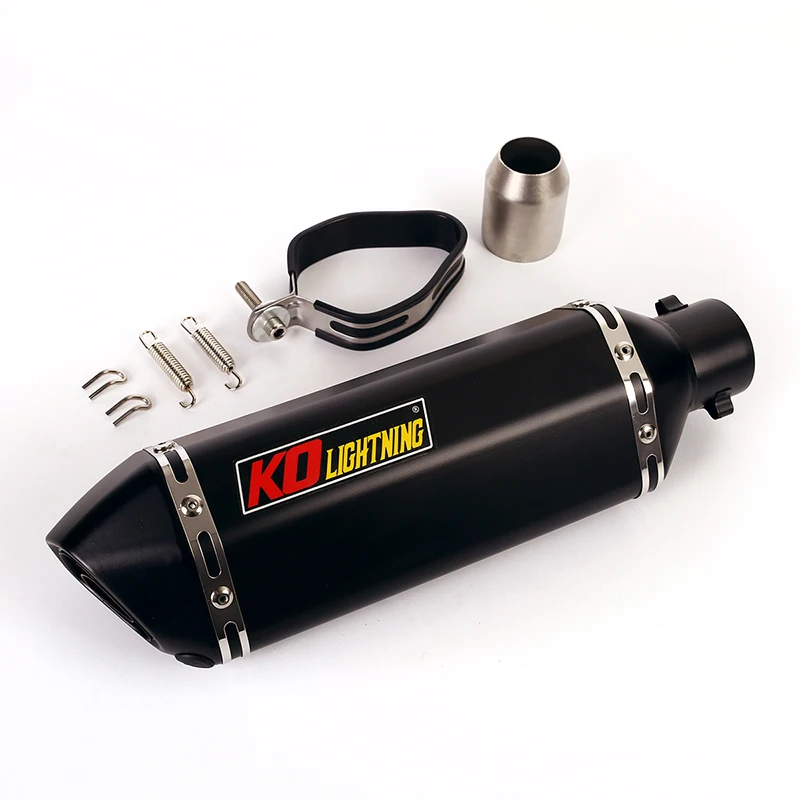 Universal 38-51mm Motorcycle Exhaust Muffler Pipe Stainless Steel Rear Escape Removable DB Killer Silencer Dirt Bike ATV |