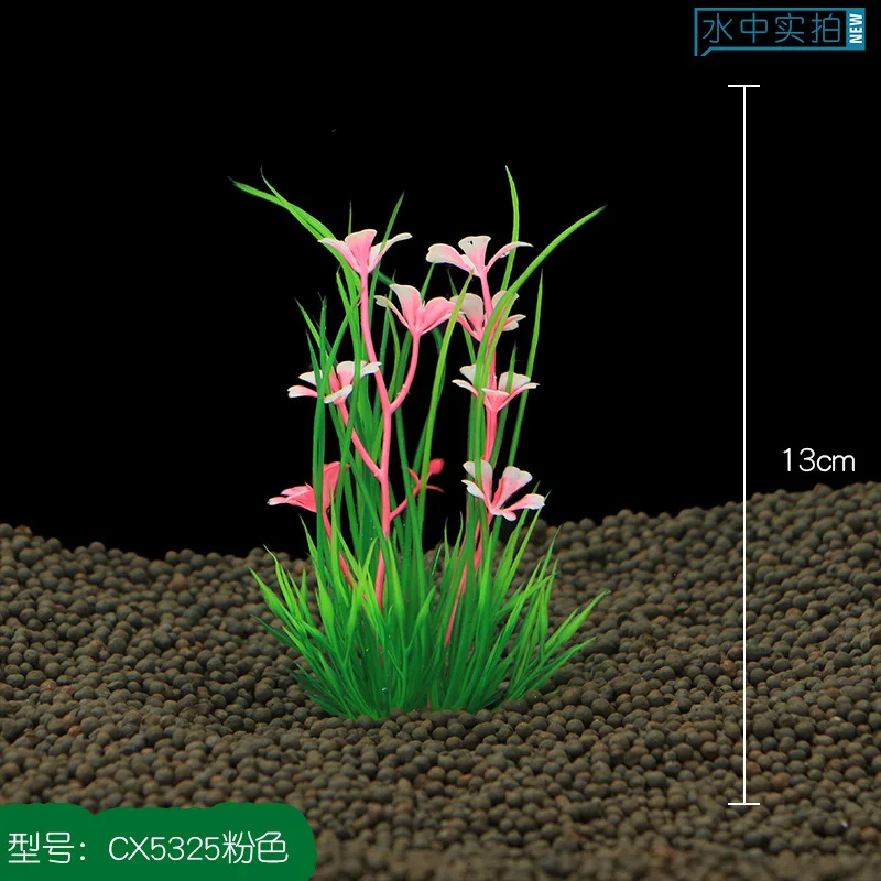 

New Aquarium Artificial Plants Submersible Aquatic Fish Tank Decoration Plant Aquatic Water Grass Landscape Viewing Ornament