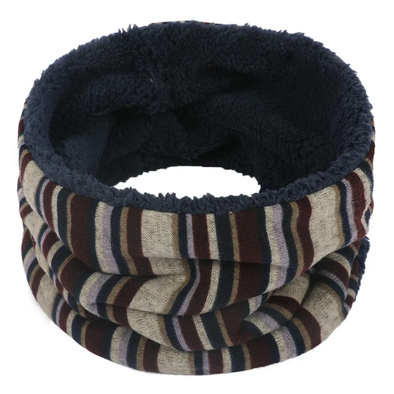 Зимний бархатный шарф унисекс для мальчиков и девочек Толстый эластичный в