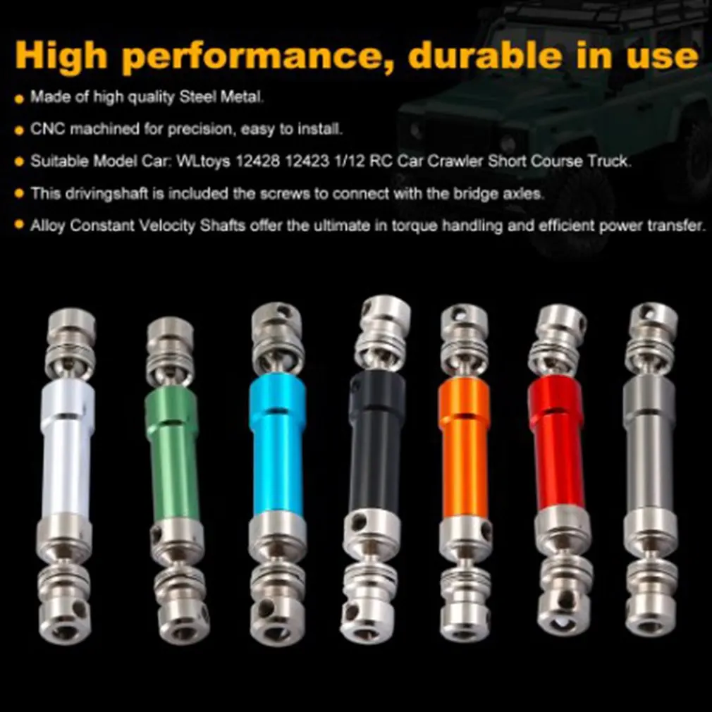 

Metal Rear Drive Shaft CVD For WLtoys 12428 12429 1/12 RC Car Crawler Short Course Truck Upgrade Hop-Up Parts S270