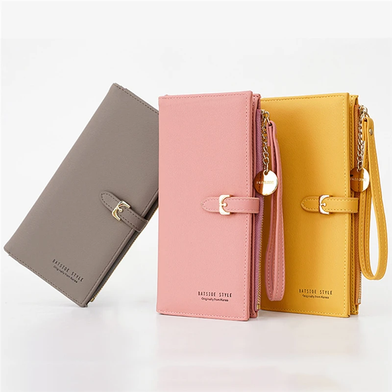 

Women Wallets Long Wallet Fashion Top Quality PU Leather Card Holder Female Purse Zipper Wallet For Women