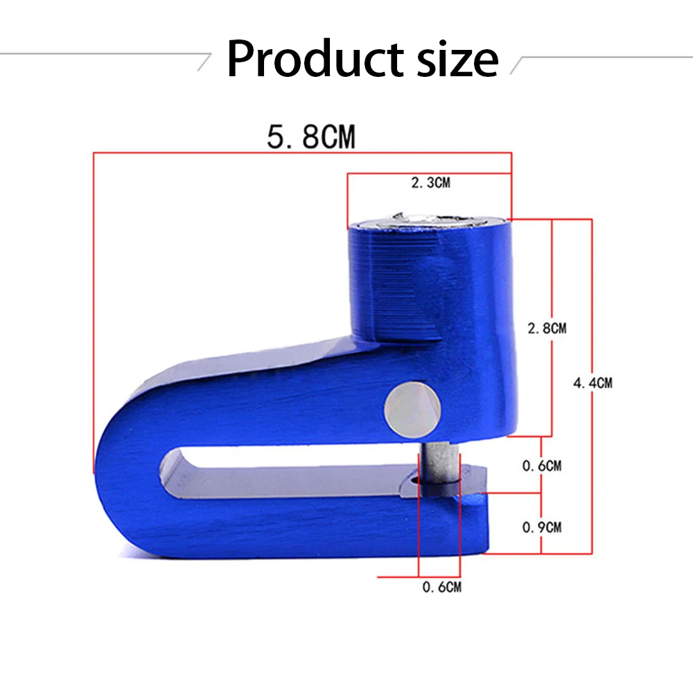 2020 Новый велосипедный замок с сигнализацией из алюминиевого сплава