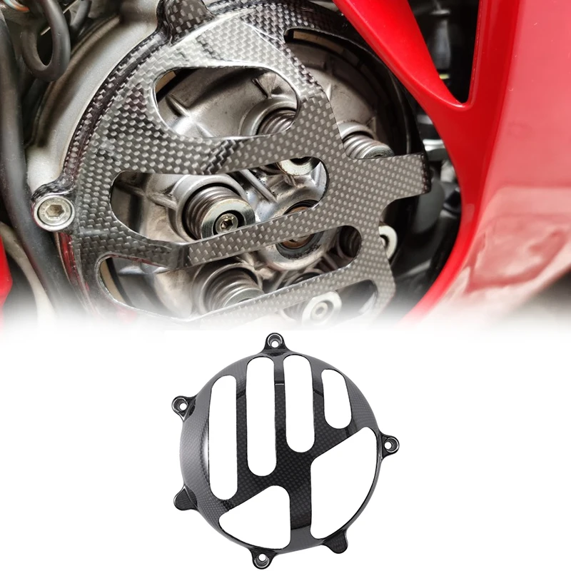 

Motorcycle Clutch Cover Protection for ALL Ducati Model 100% Carbon Fiber
