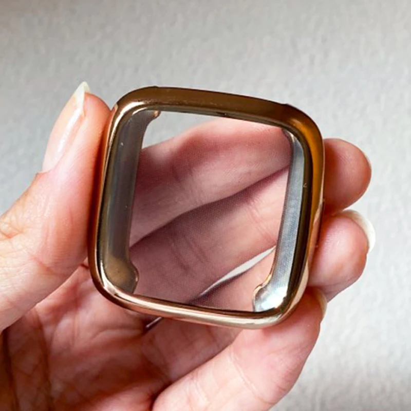 

Gorgeous Screen Protector case for Fitbit Versa Lite Smart Watch Protective Case Cover for Fitbit Versa SE Versa 2 Versa 3 Sense