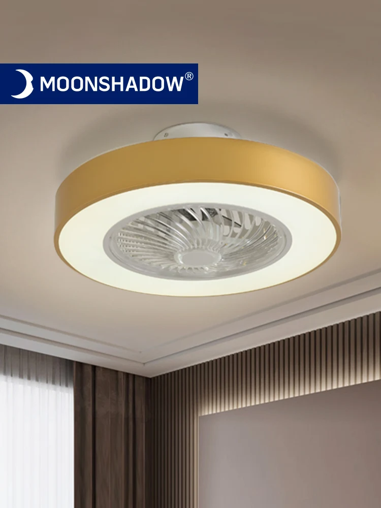 Потолочный вентилятор MOONSHADOW с подсветкой и дистанционным управлением в