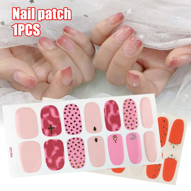 

Moon Star Series Nail Stickers Environmental Protection Waterproof Long Lasting Nail Patch KG66