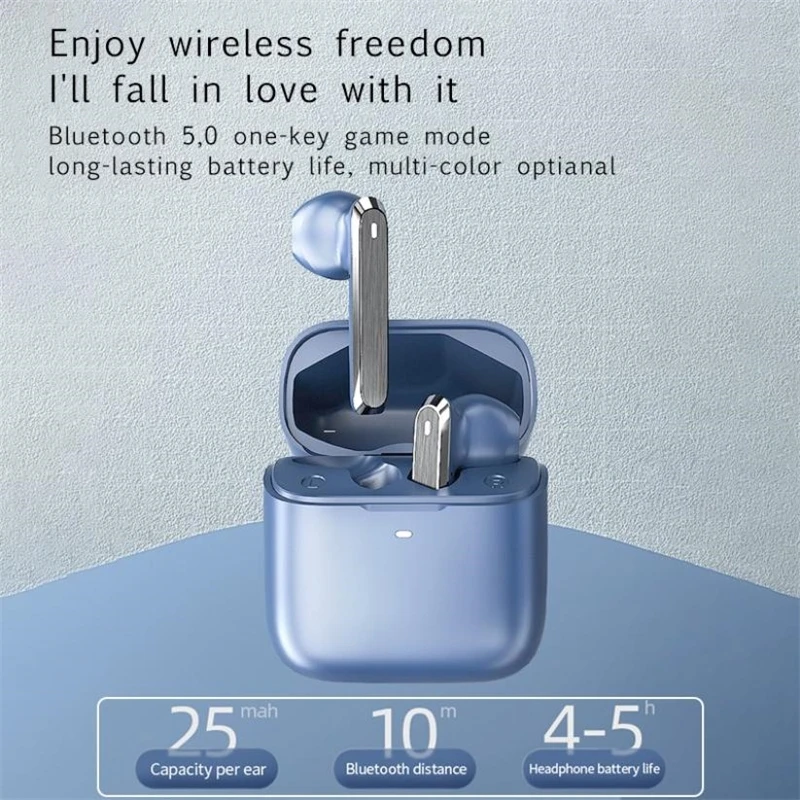 tws wireless earpiece, bluetooth 5.0 mini headphones, called hd,sound, bass, automatic combination, with loading enlarge