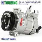 Автомобильный Компрессор кондиционера PXE16 PV6 для SKODA OCTAVIA 1Z3 1Z5 SUPERB 3T4 3T5 YETI 5L 1,9 TDI BMP CFGB 4SEASONS 68556