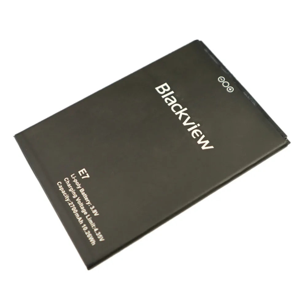 100% Оригинальная замена батареи Blackview E7/E7S 2700 мАч на задней стороне для E7S в наличии.