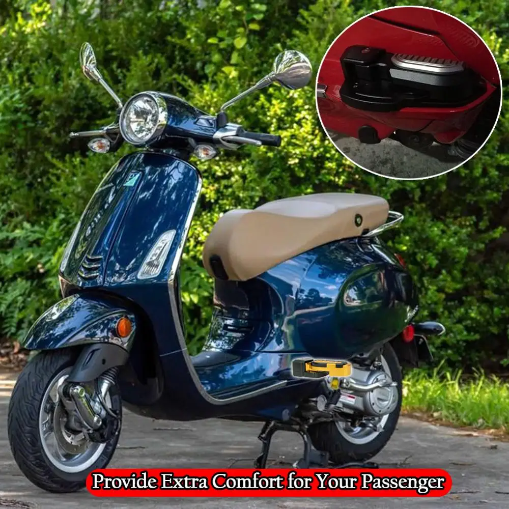 Алюминиевая задняя Подножка для мотоцикла с ЧПУ Vespa Prima 125 150 SPRINT 2017 2021 удлинитель