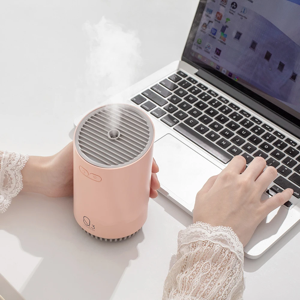 Мини увлажнитель воздуха ультразвуковой 320 мл светодиодный 2000 мА · ч|Увлажнители