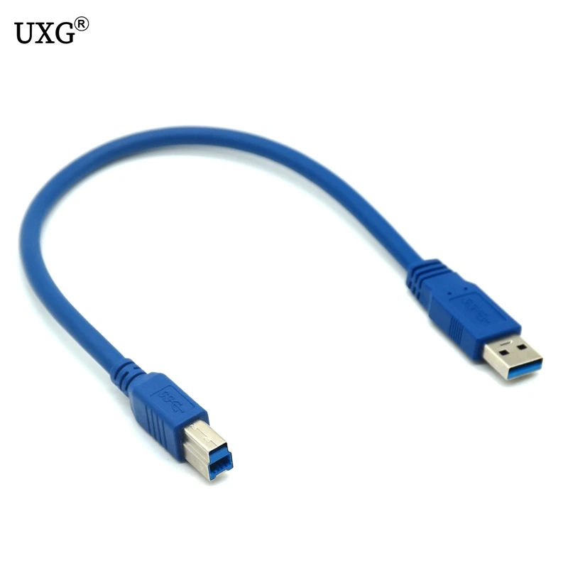 5 Гбит/с USB 3 0 A к B Кабель для принтера Тип штекер Печатный кабель провод шнур супер