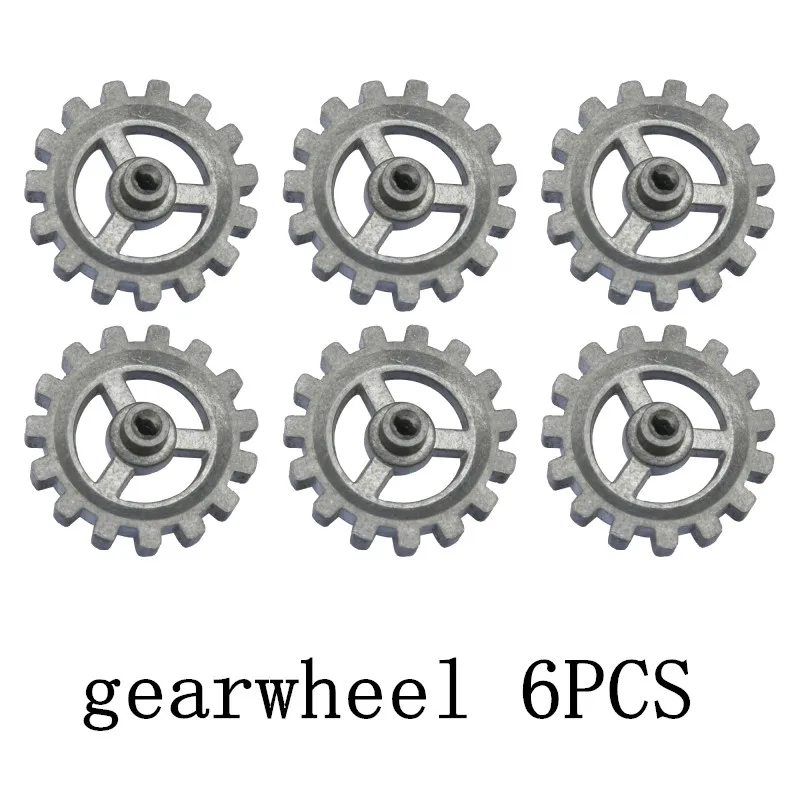 Lgear 6PCS DIY Автоматическая вращающаяся рама аксессуары электрический мотор шестерни доступны для различных плоских игл для выпечки - Цвет: Lgear 6PCS