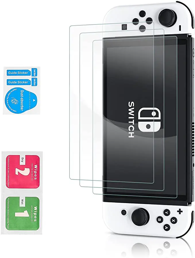 Защитное стекло для Nintendo Switch закаленное защиты экрана Oled стеклянные аксессуары