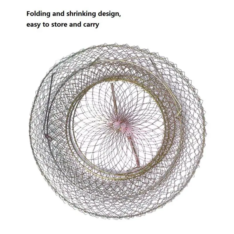 Складная стальная проволока для приманки ловли рыбы Краб кальмар хранения