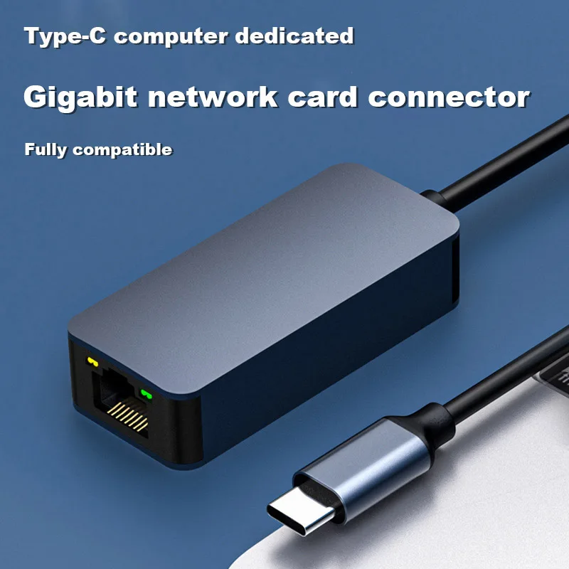 Сетевой адаптер USB C Ethernet к RJ45 для ноутбука Macbook Pro Samsung 2 5G Сетевая карта |