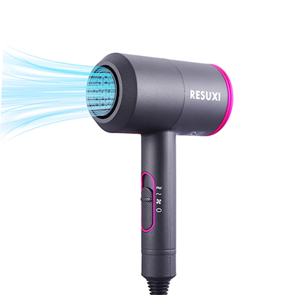 Профессиональный фен высокой мощности для укладки волос горячего и холодного