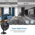 Мини-видеокамера 1080P HD, 2,4 ГГц, Wi-Fi, беспроводная, ночное видение, угол 90 , магнитное основание