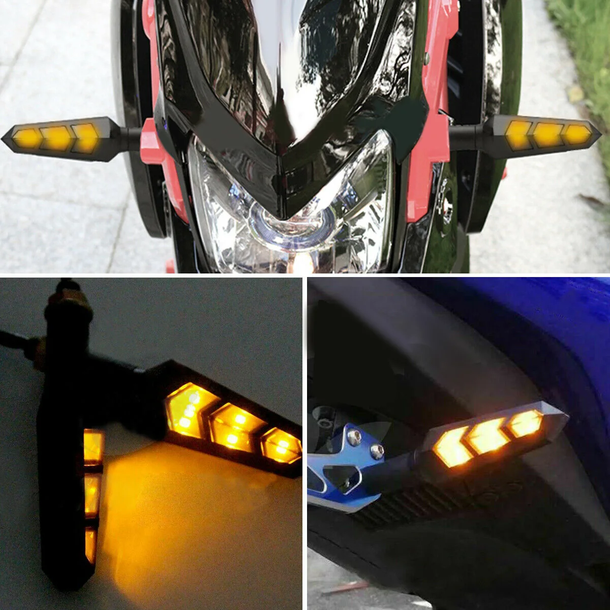 

Parts Turn Signal lights Motorcycle Waterproof Super bright 6000-7000K