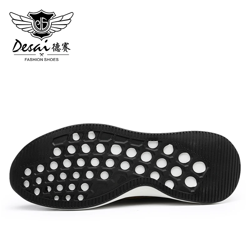 Desai Man Office Shoes For Men Brand Genuine Leather Men's Casual Male Sports Outdoor Walking Sneakers Design Fashion | Обувь