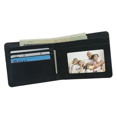 

5pcs/lot Printed Sublimation Men Leather Wallet PH006