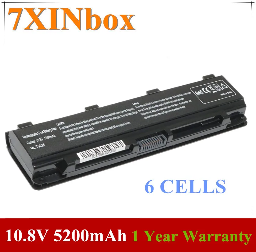 Аккумулятор для ноутбука Toshiba Satellite Pro C850 L850 L870 M800 PA5023U PA5024U 10 8 В 5200 мАч|Аккумуляторы