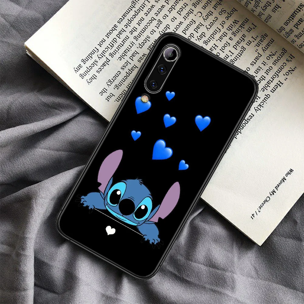 

stitchs Phone Case For Xiaomi Mi Note 10 A3 9 MAX 3 A2 8 9 Lite Pro Ultra black Funda Tpu Back Pretty Etui Silicone Prime Soft