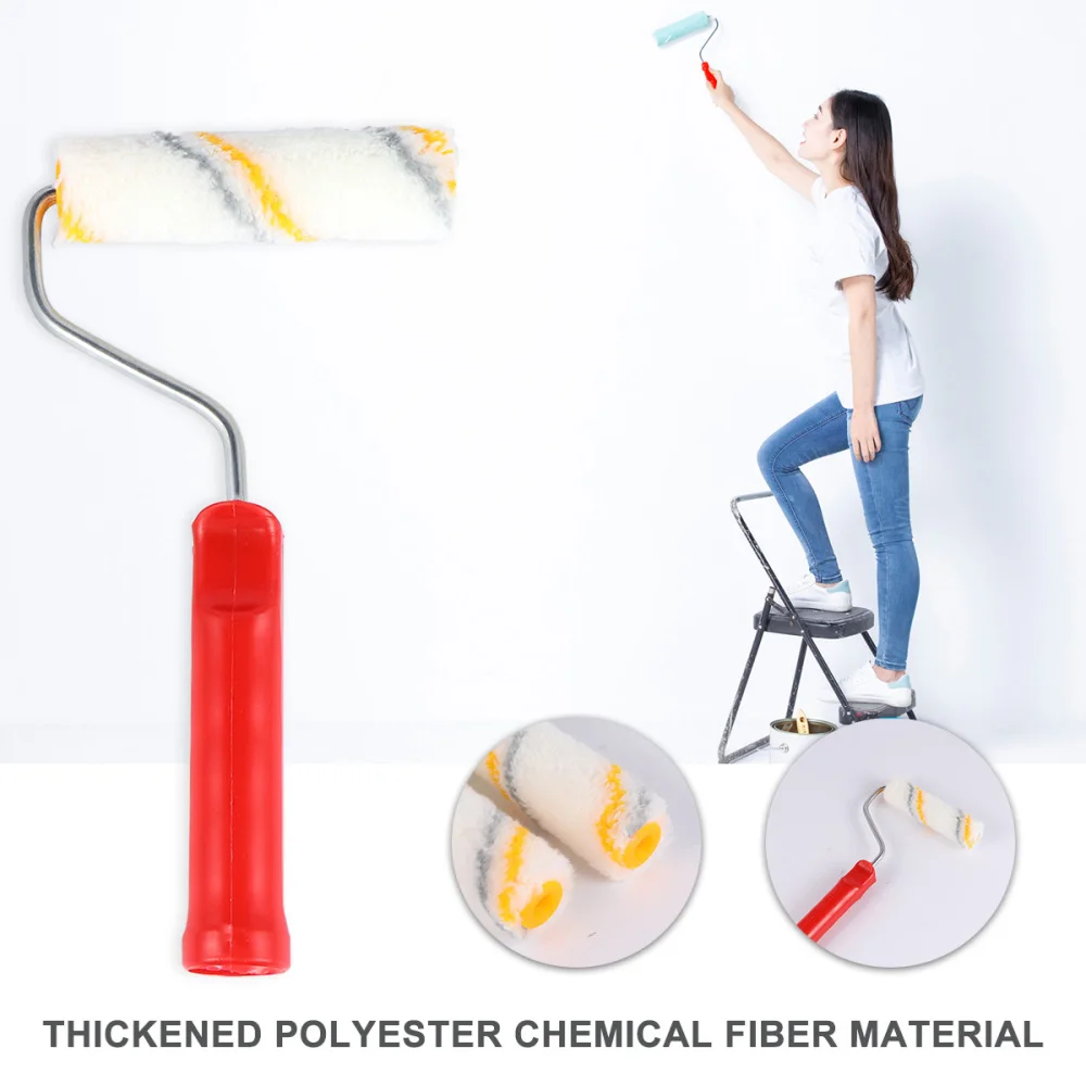 

1 Set 21pcs Paint Rollers Mini Roller Brush Hot Melt Little Finger Roller Brush Coating Decorators Brush Wall Painting Tools (20