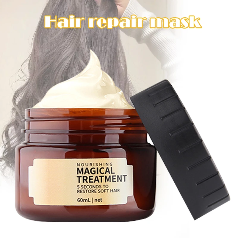60 мл восстановление волос маска для уход поврежденных наполнения Кератиновый