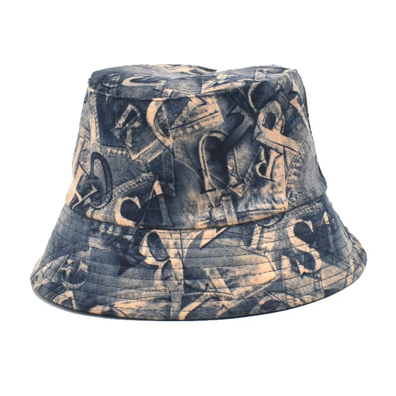 

European and American new color tie dyed fisherman's hat