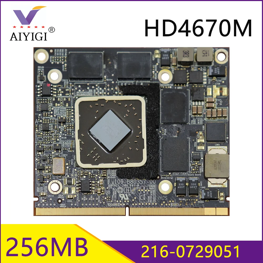 Оригинальная видеокарта Radeon HD4670 HD4670M 256 Мб Для iMac 2010 2009 A1312 A1311 109 B80357 00 VGA Видеокарта