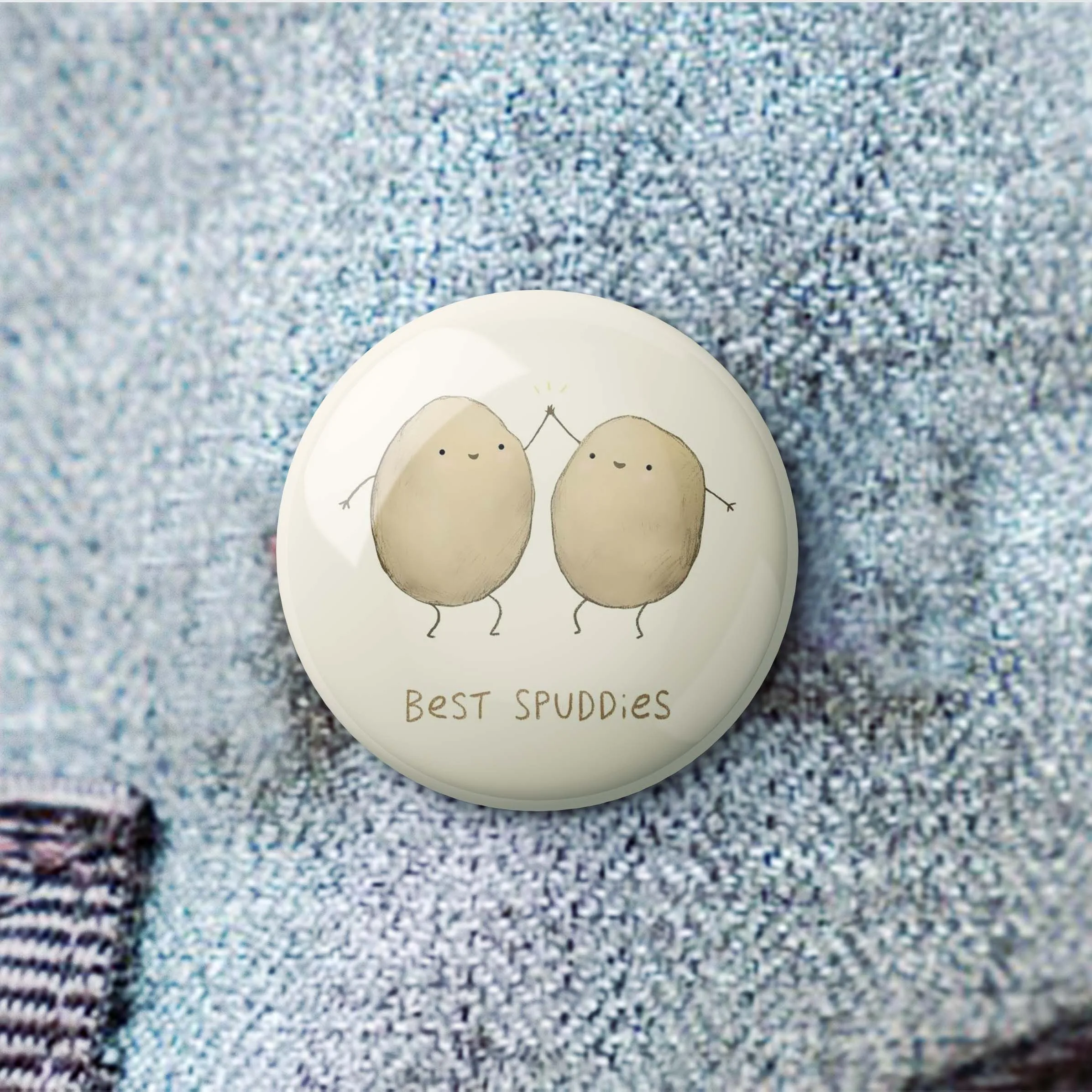 

Best Spuddies Soft Enamel Pin Lover Cute Funny Badge Women Brooch Decor Lapel Pin Jewelry Creative Gift Hat Metal Clothes