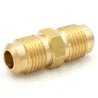 Подходящая трубка с внешним диаметром 516 дюйма, прямая латунь, фитинг для труб с углом 45 градусов, переходники, 1000PSI