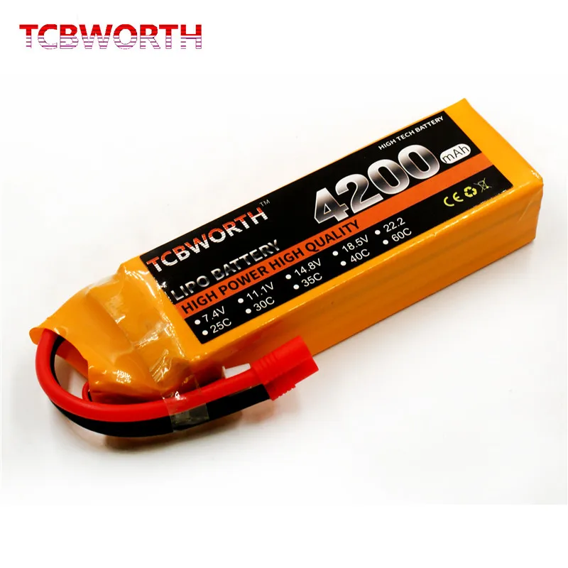батареи 4s 148 v 4200 мач 30c 40c 60c дрона с дис
