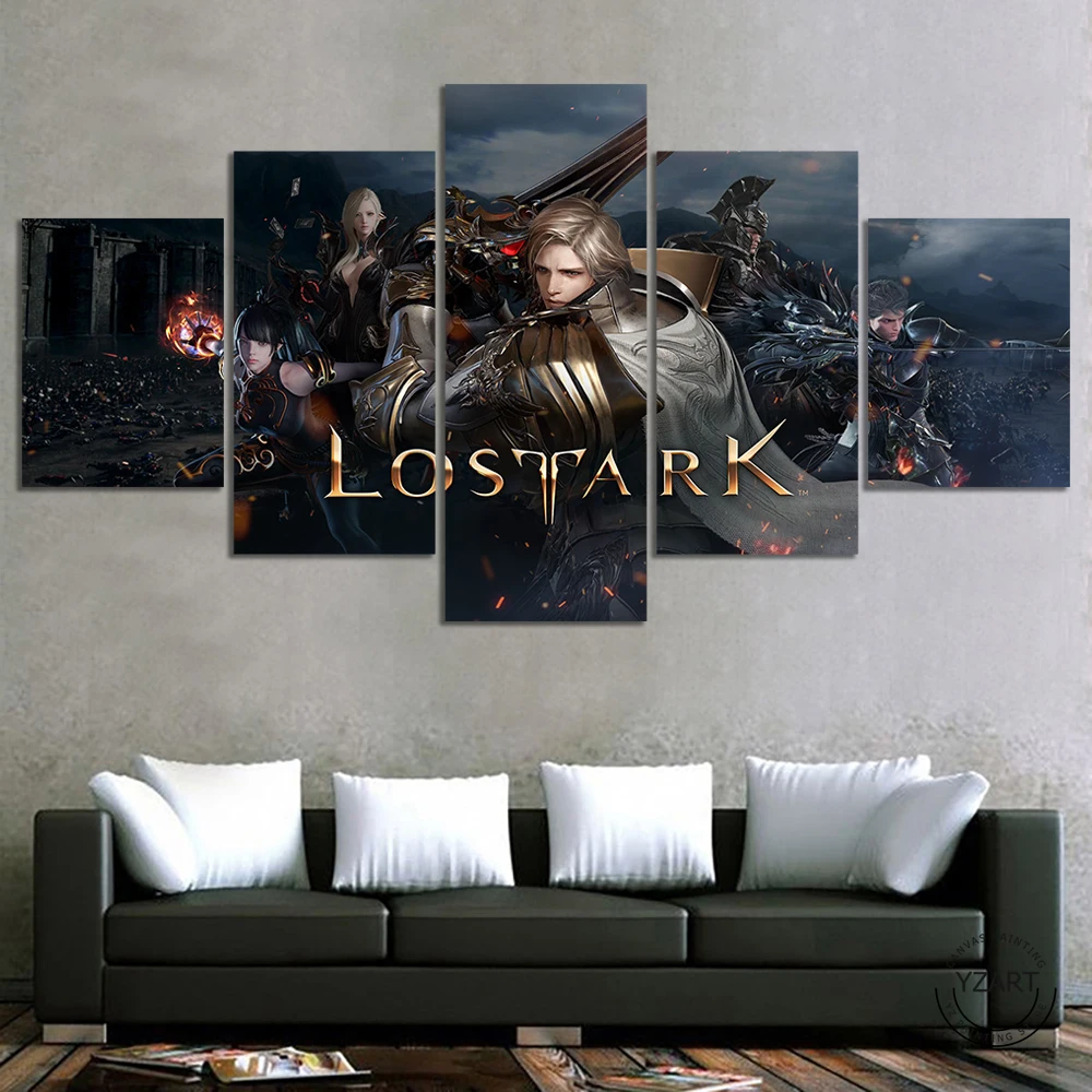 

No Framed Canvas Painting Lost Ark Video Game Poster for Wall Decor Wall Art Canvas Oil Painting Game Art Home Decor Gift