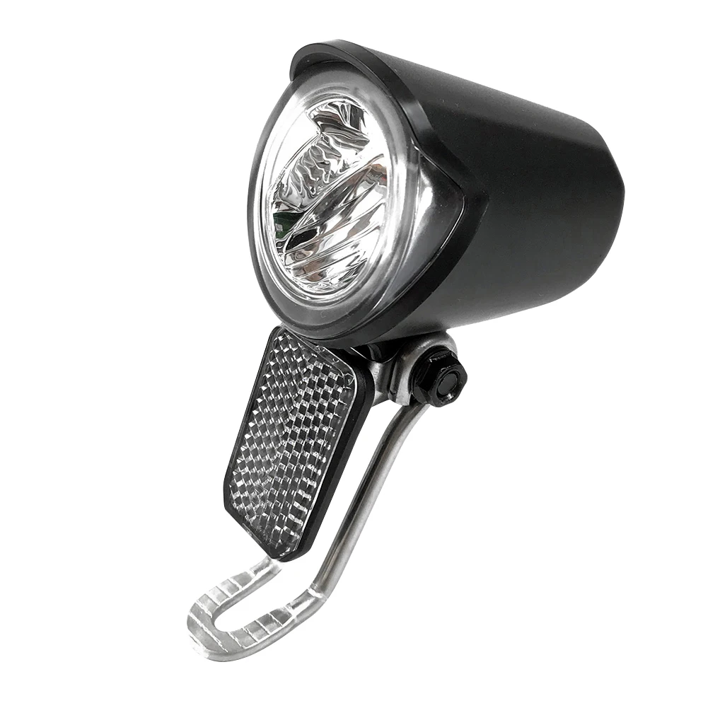 

Ebike Light 6V 24V 36V 48V E Bike Front Lamp 40 LUX Aluminum Alloy Housing Electric Bicycle Night Riding Headlight