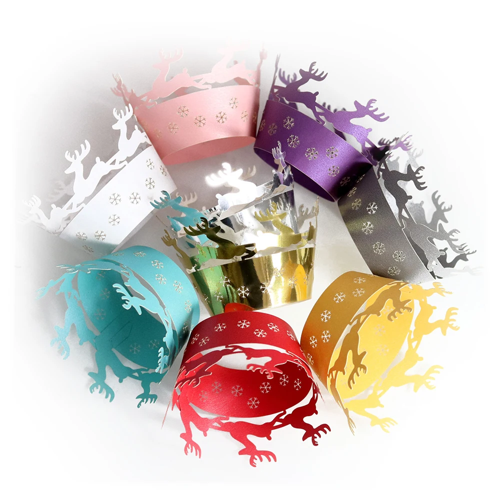 Быстрая доставка 50 шт. обертки для кексов художественные бумажные стаканчики