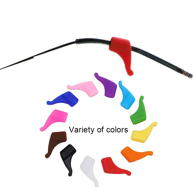 Модные Нескользящие силиконовые ушные крючки для очков детей и взрослых круглые