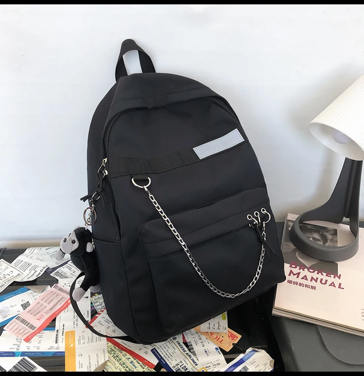 

PB001 Male Korean fashion trend brand Harajuku school bag Japanese college Fengsen college student leisure travel backpack